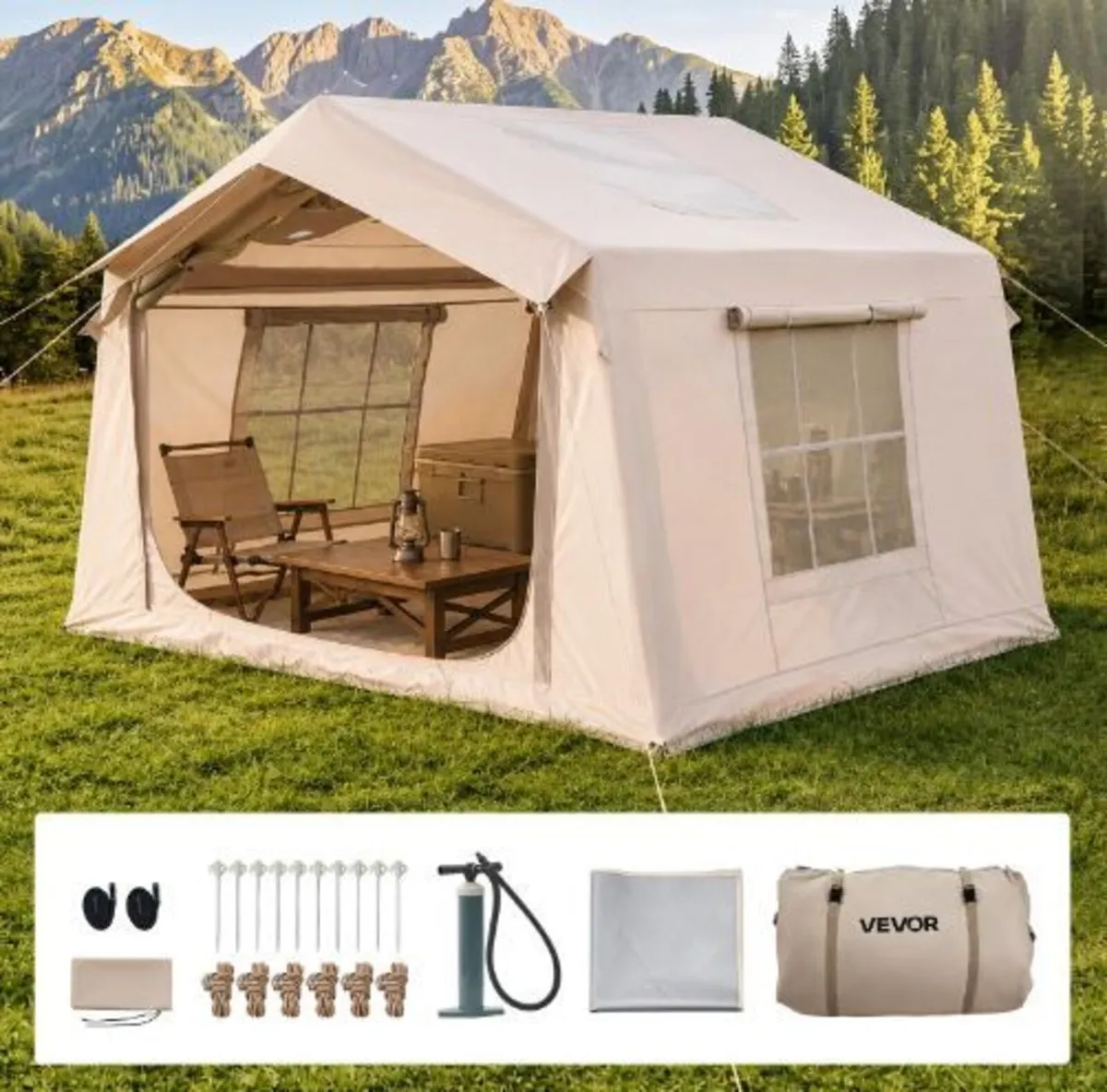 Inflatable Tent for Camping 2-4 Person - Image 2