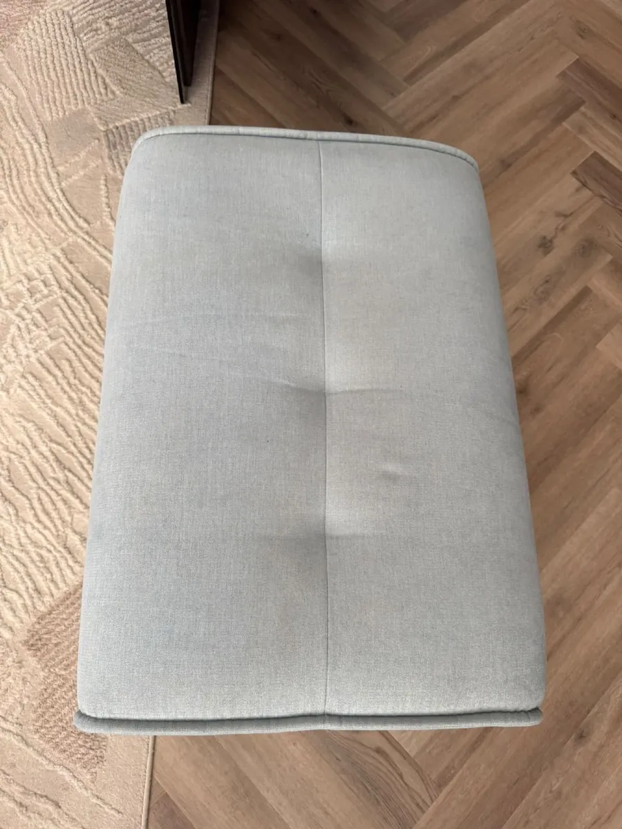 Sofa Bed, Large Armchair & Footstool – Good Condit - Image 2