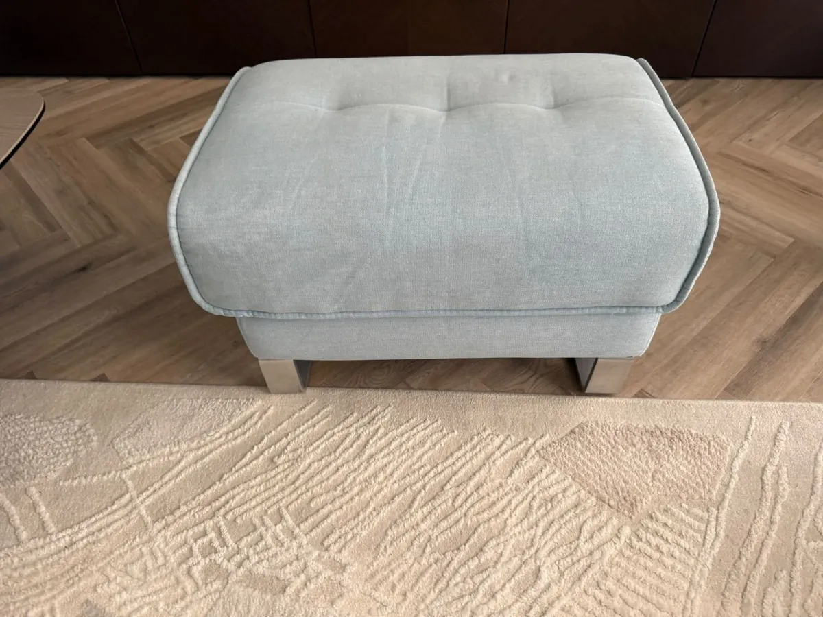 Sofa Bed, Large Armchair & Footstool – Good Condit - Image 3