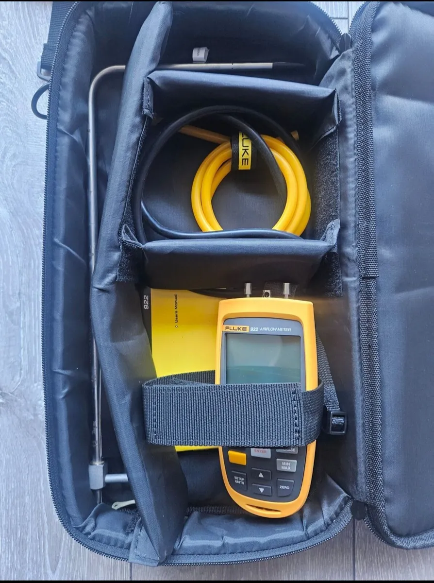 FLUKE 922 Air flow meter (anemometer) - Image 3