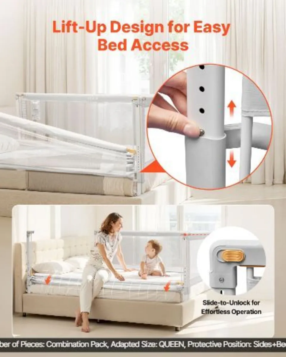 3 Piece Toddler Bed Rail - Image 4