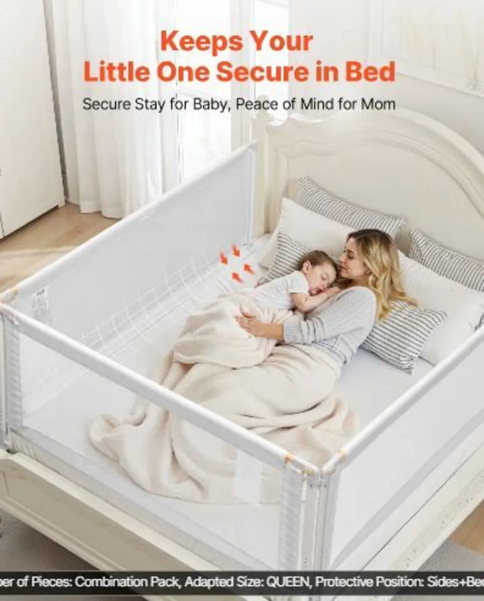 3 Piece Toddler Bed Rail - Image 2