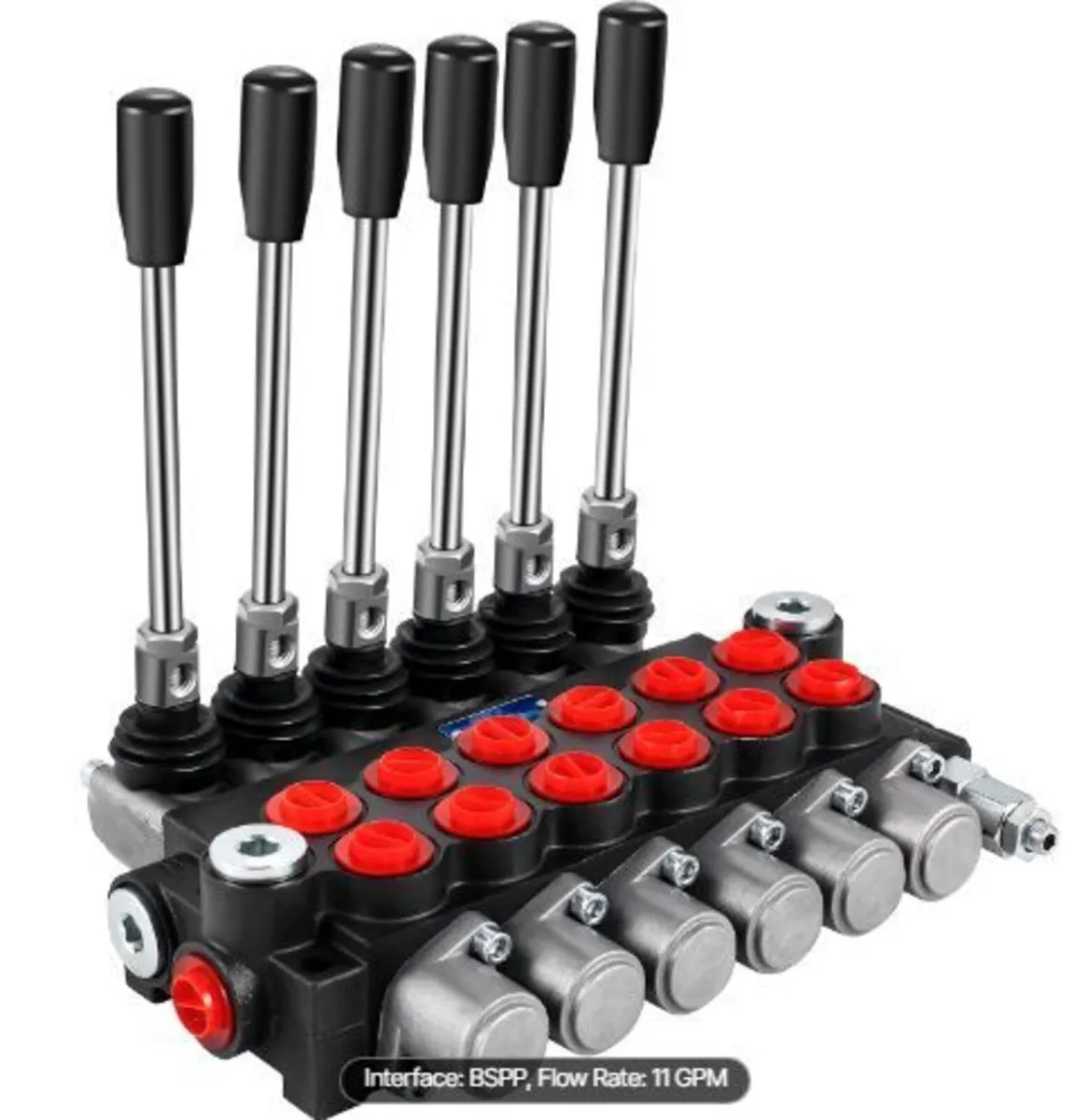 Hydraulic Directional Control Valve, 6 Spool - Image 3
