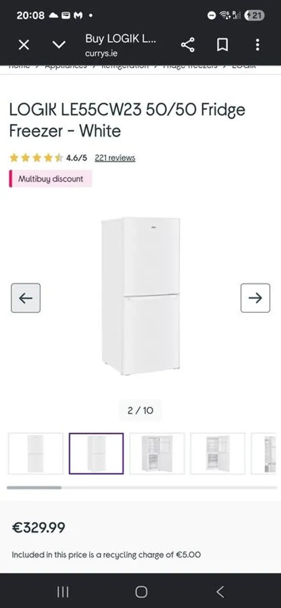 Logik Fridge - Image 1