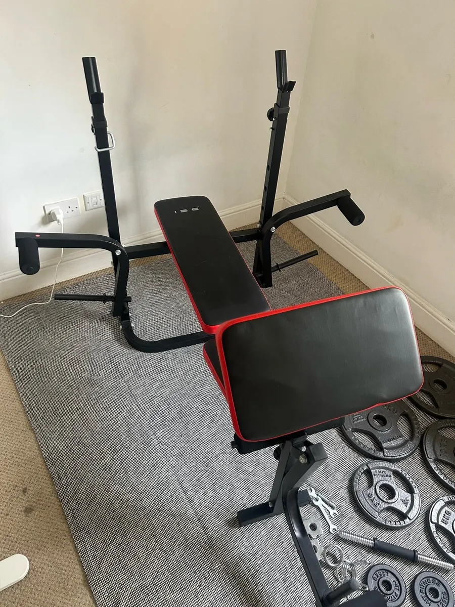 Weights Bench, Bar and Weights - Image 1