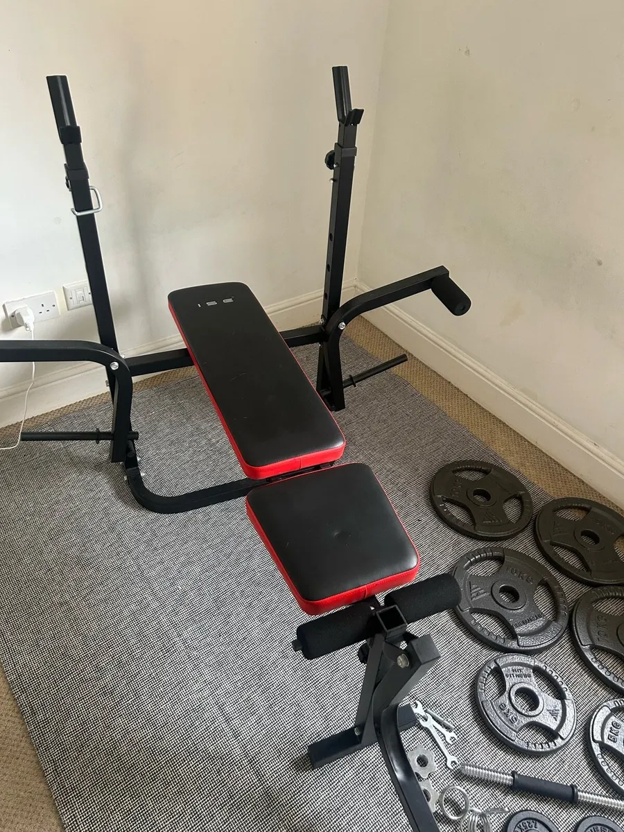 Weights Bench, Bar and Weights - Image 2