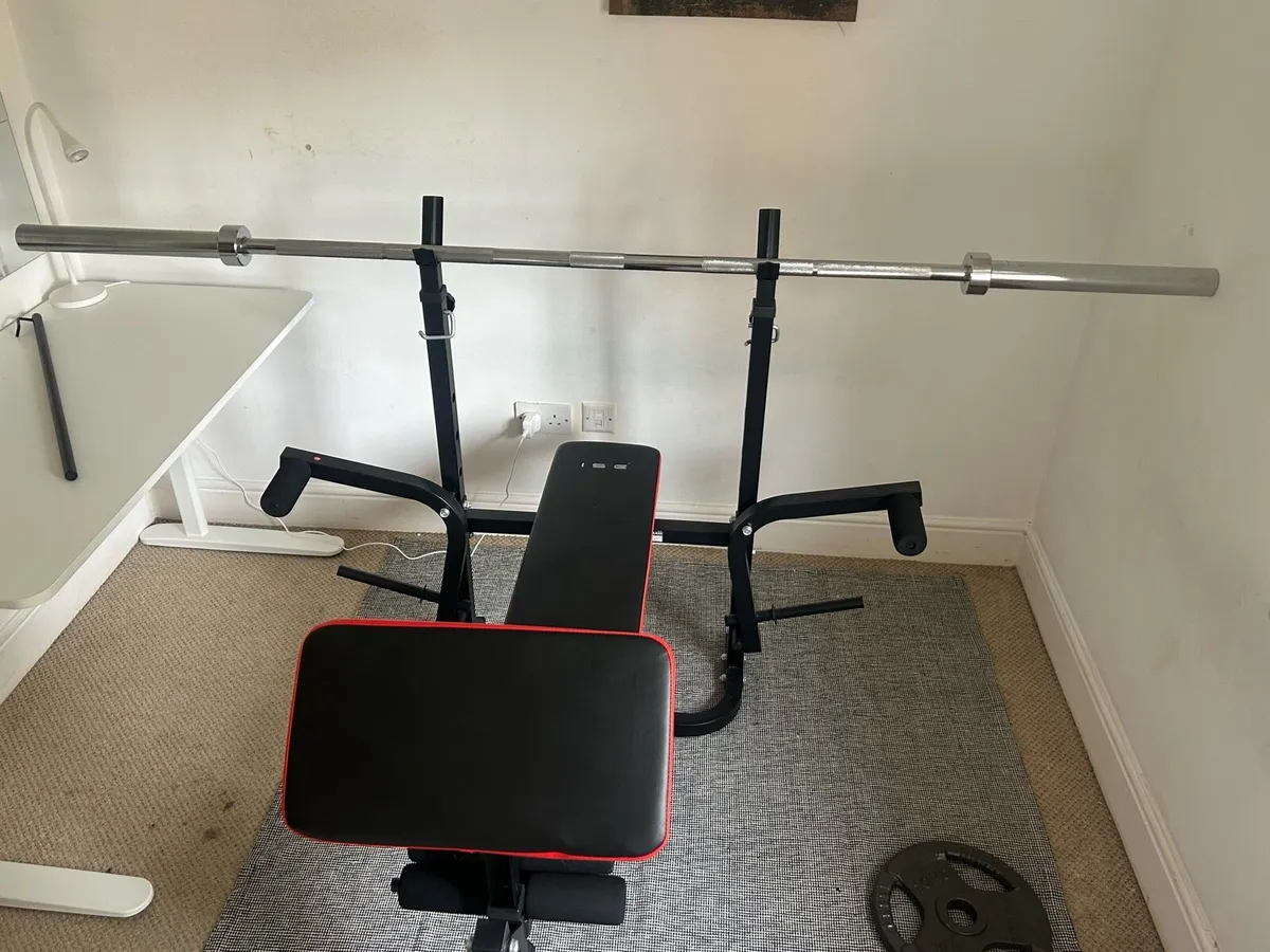 Weights Bench, Bar and Weights - Image 4
