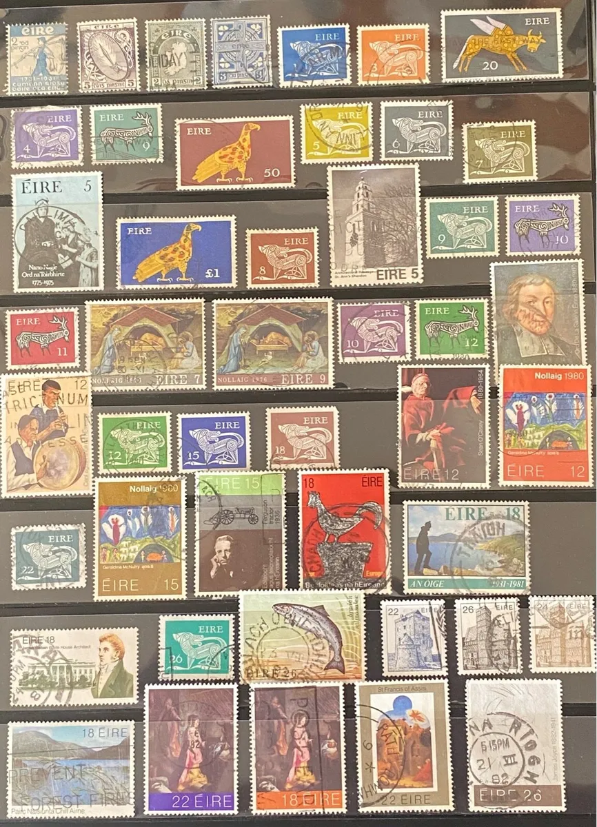 Ireland stamp lot - Image 1