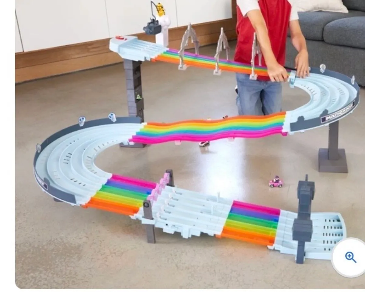 Hot wheels super Mario tracks.