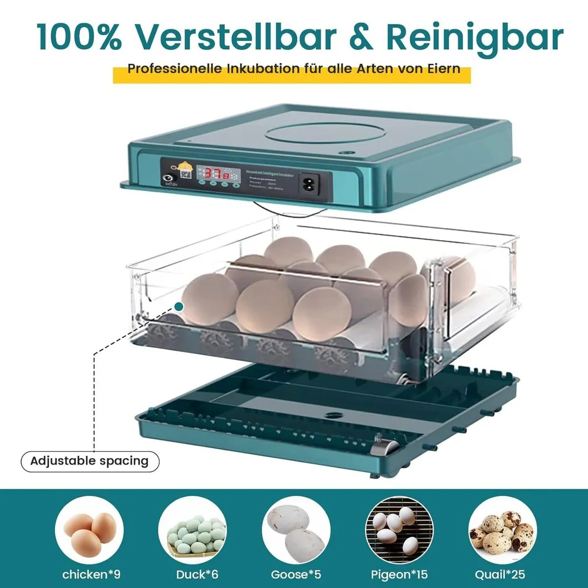 20-Egg Automatic Incubator - Image 4
