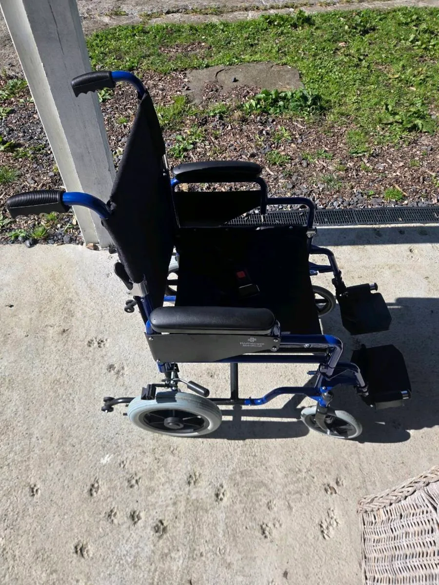 Transit wheelchair + perching stool - Image 1