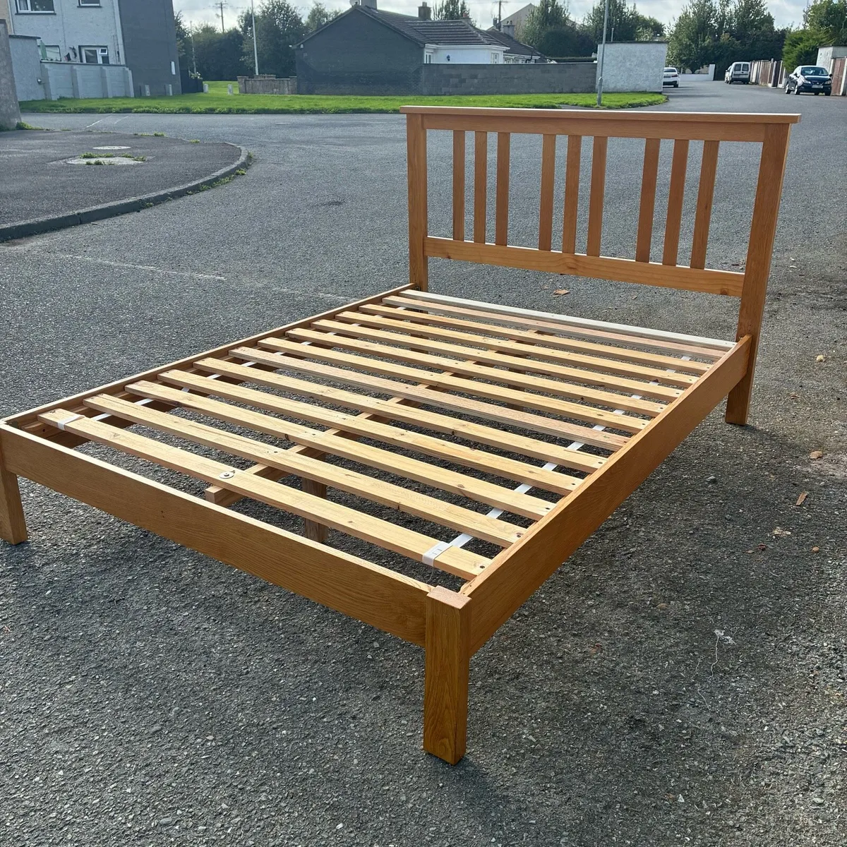 Double solid Pine bed frame - Image 3