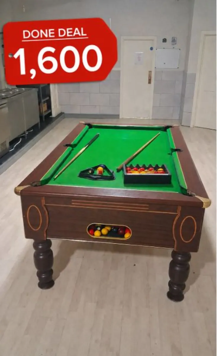 Pool Table - Supreme Winner Slate Bed - Image 1