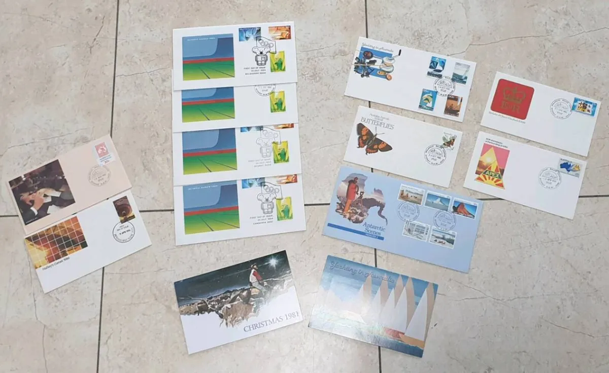 Australia Postal Items 1980-86 incl. Ausipex 84 - Image 1