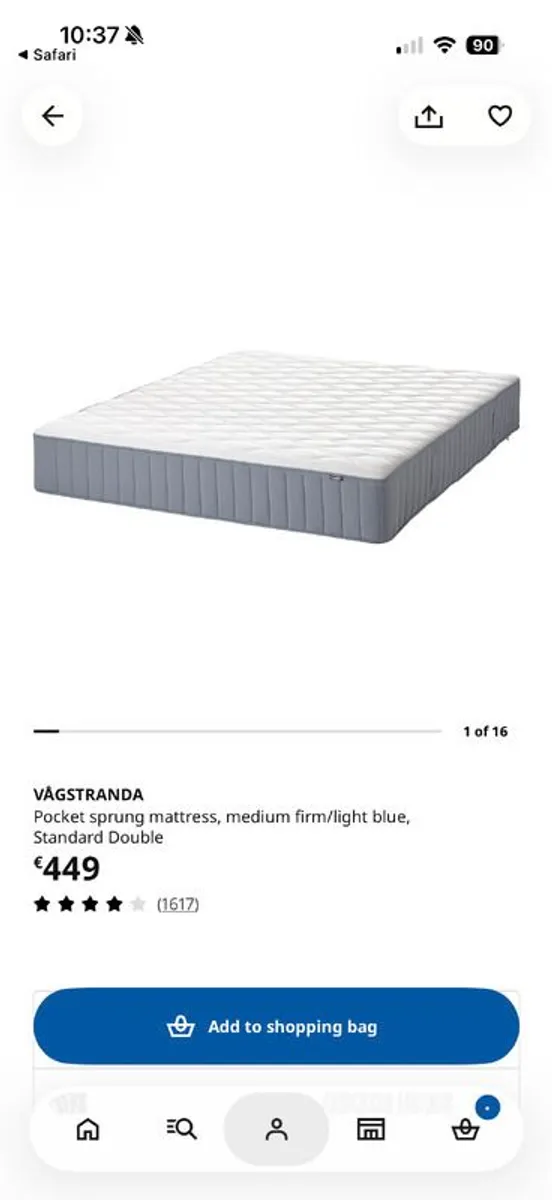 Malm bed with 2 drawers, mattress and lockers - Image 2