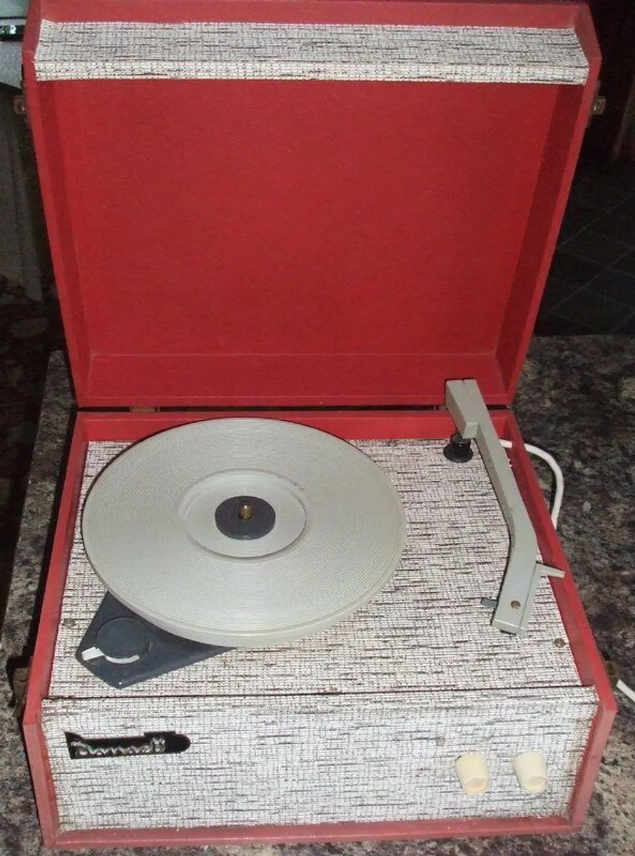 Dansette vintage record player, serviced - Image 2