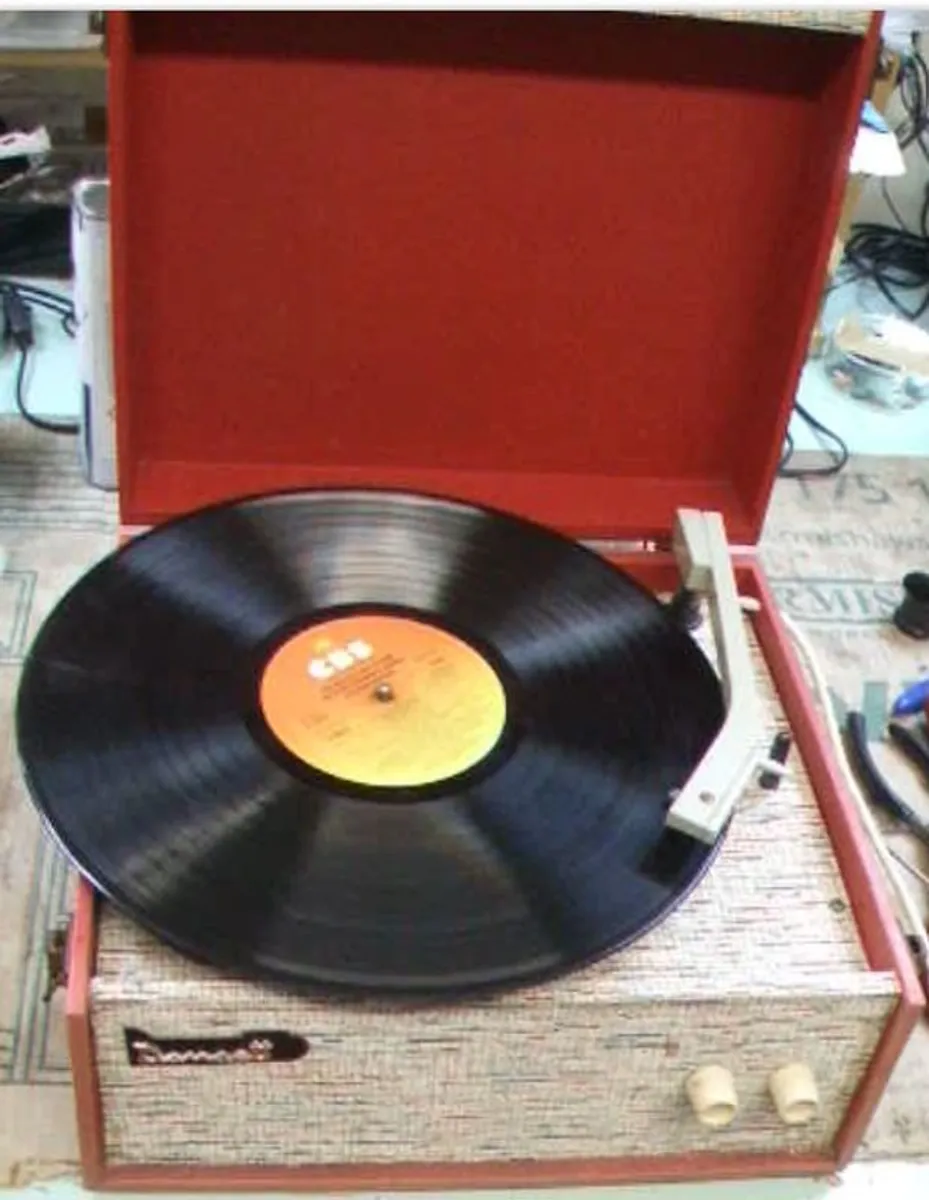 Dansette vintage record player, serviced - Image 3
