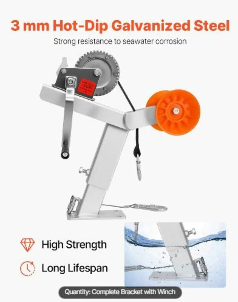 Boat Trailer Winch Stand with Roller - Image 3