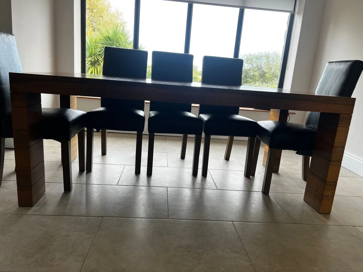 Dining table and chairs - Image 2
