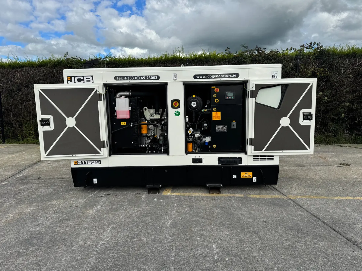 New JCB G115QS 110kVA 3Phase Diesel Generator - Image 4