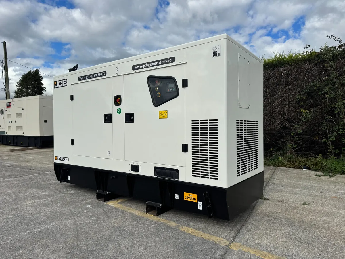 New JCB G115QS 110kVA 3Phase Diesel Generator - Image 3