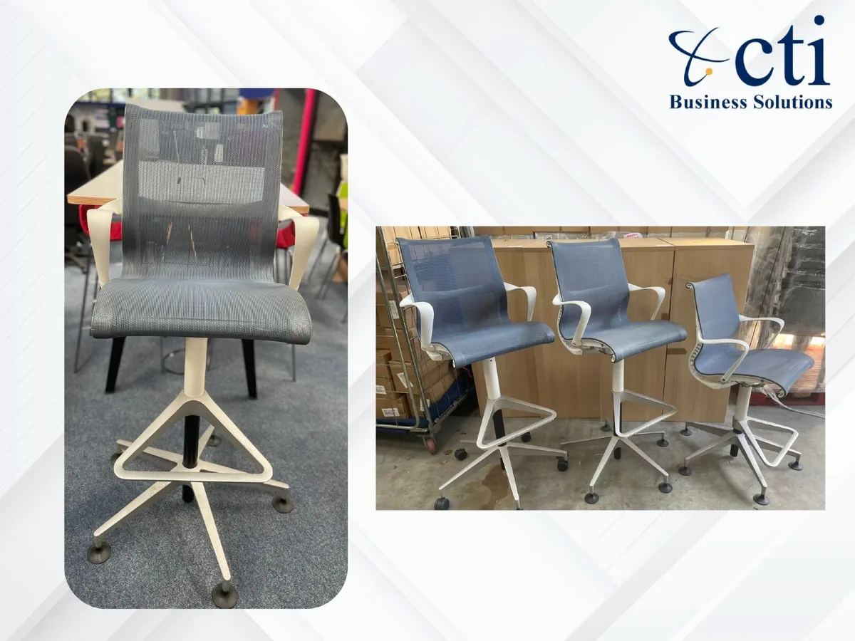 6 x Herman Miller Setu Stools - Image 3