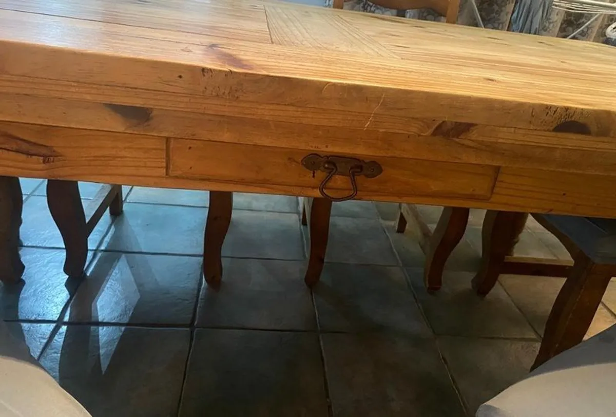 dining table and chairs - Image 2