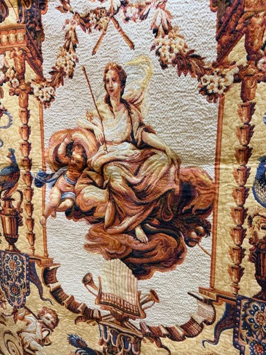1970s Vintage French "Portique de Junon" Wall Tapestry - Image 4