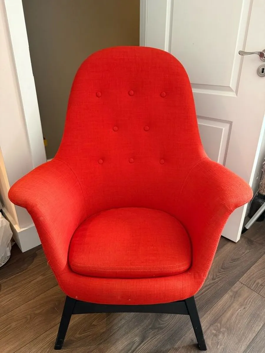 IKEA Benarp Orange Chair - Image 1
