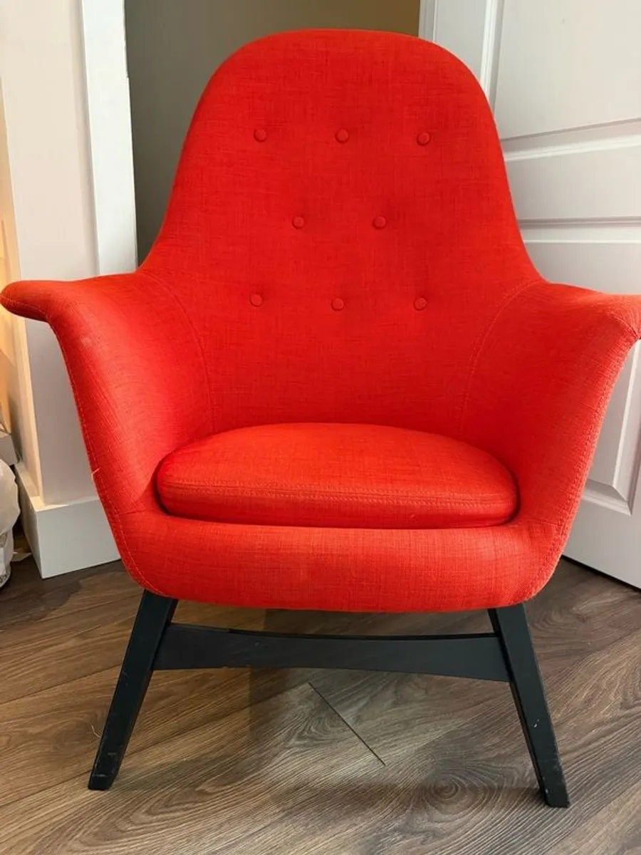 IKEA Benarp Orange Chair - Image 2