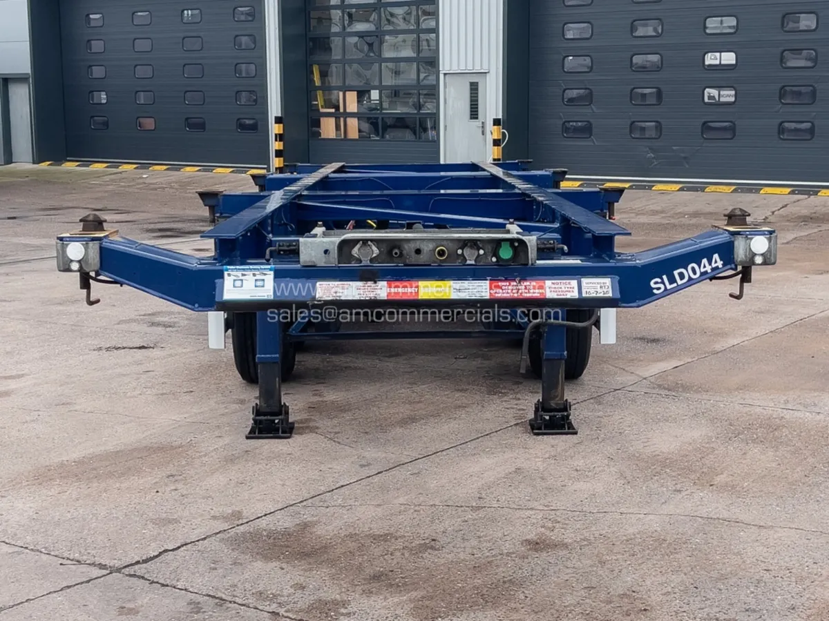 2021 DENNISON SLIDING SKELETAL TRAILER - Image 2
