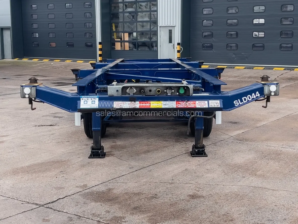 2021 DENNISON SLIDING SKELETAL TRAILER - Image 2