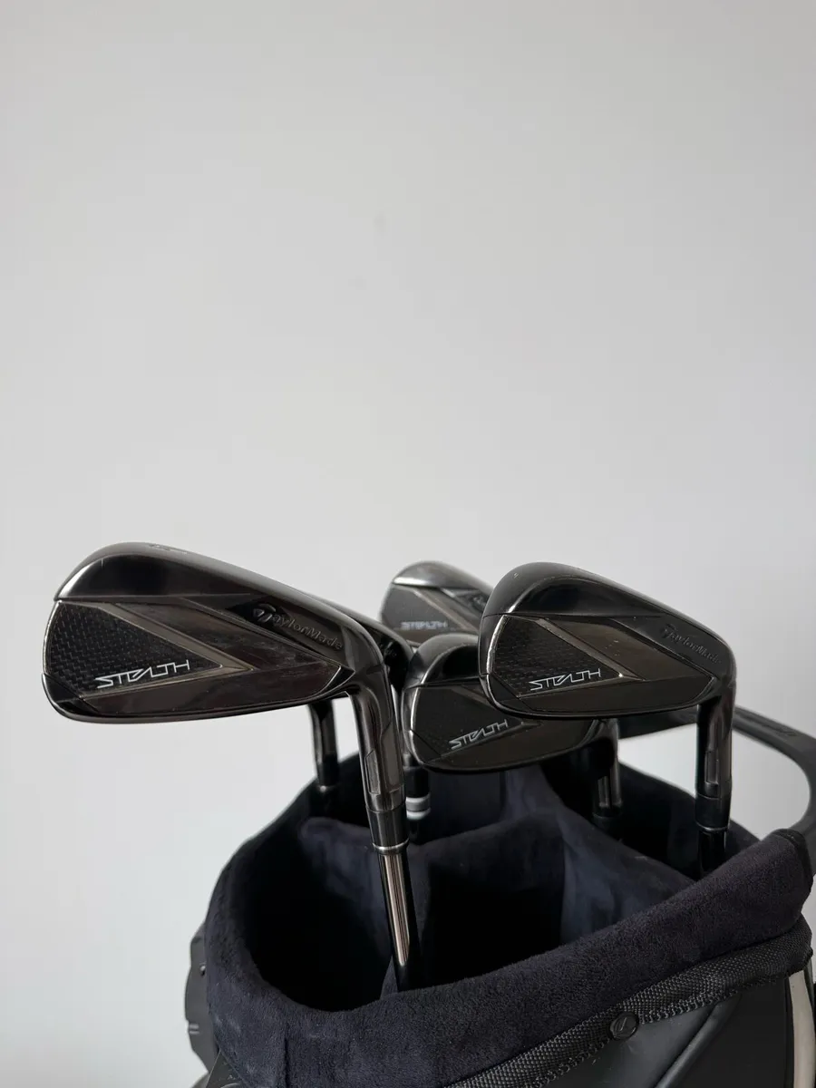 Limited Edition Black Taylormade Stealth Irons - Image 4