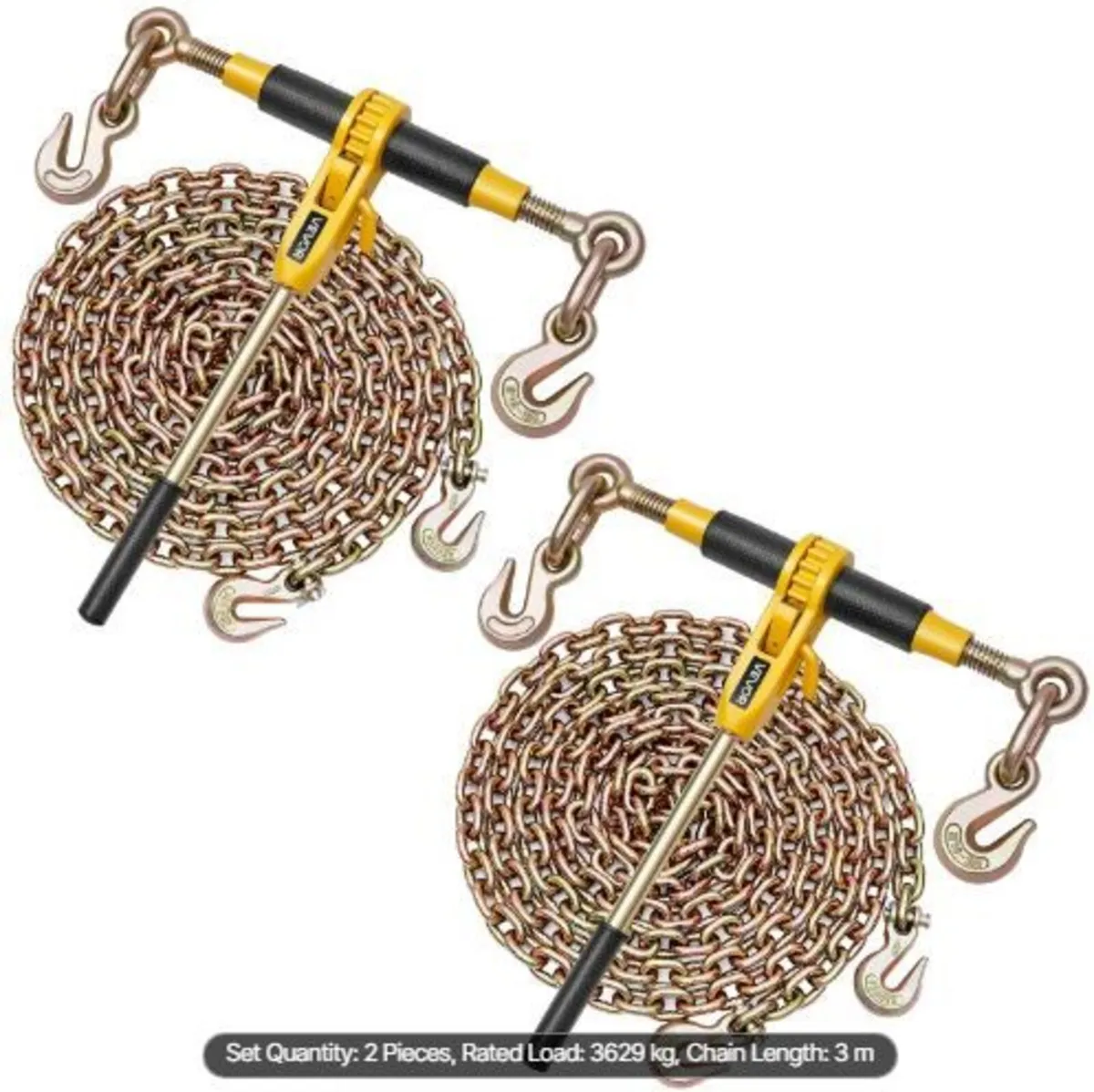 Ratchet Chain Binder, 8 mm x 3 m G80 Chains - Image 3