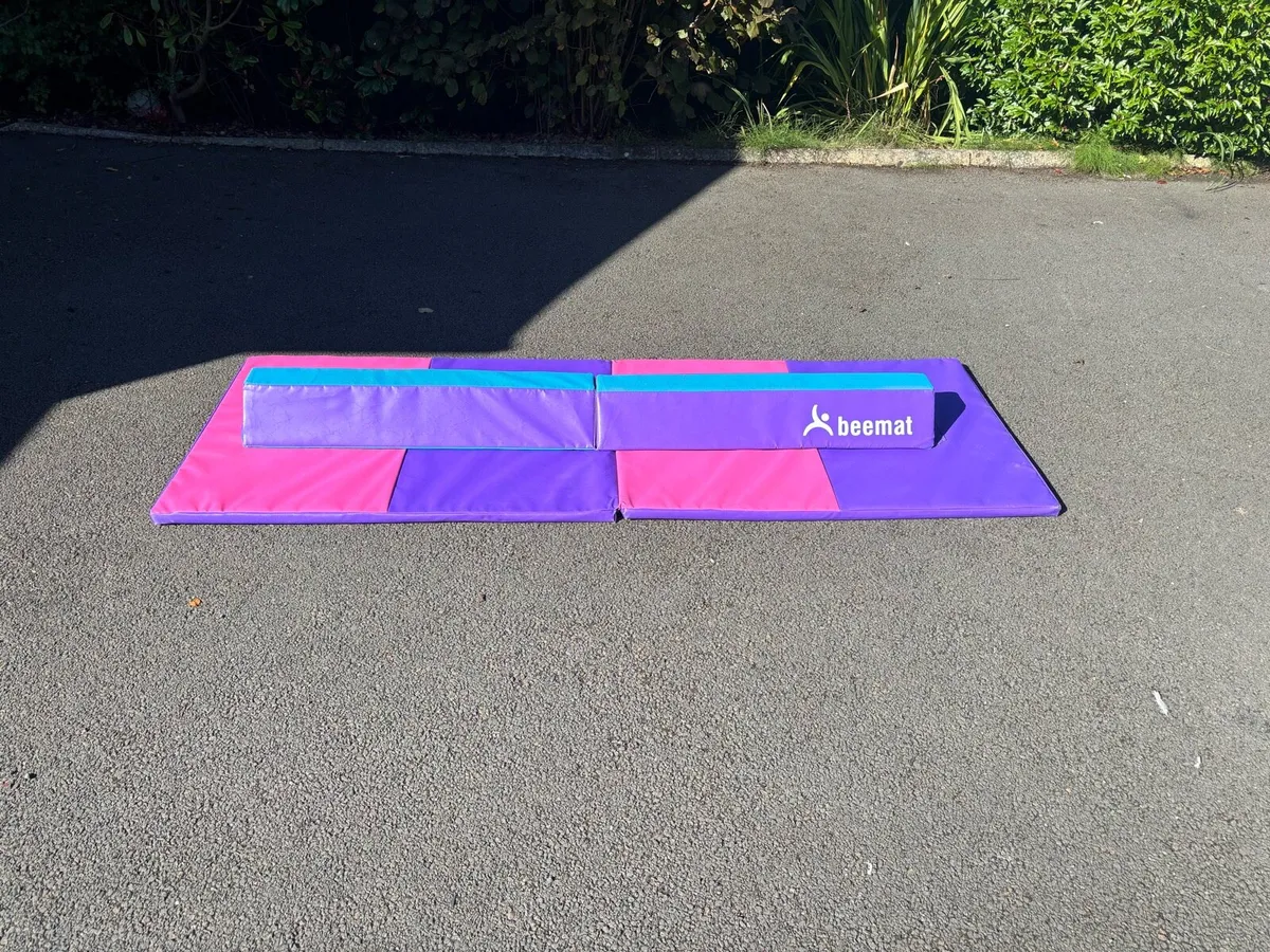 Gymnastics Beemat Foldable Balance Beam & Mat