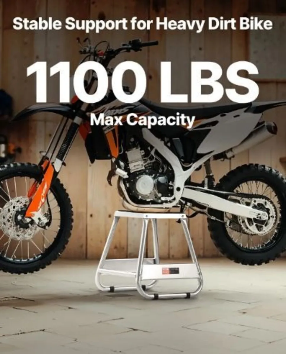 Dirt Bike Stand, 1100 lbs Load Capacity - Image 3