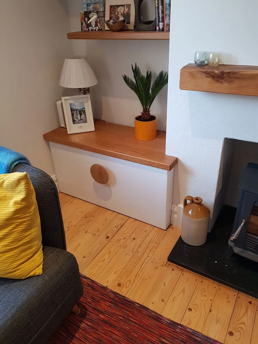 Solid oak alcove shelves - Image 2