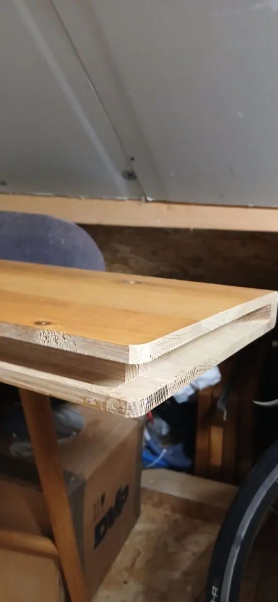 Solid oak alcove shelves - Image 4