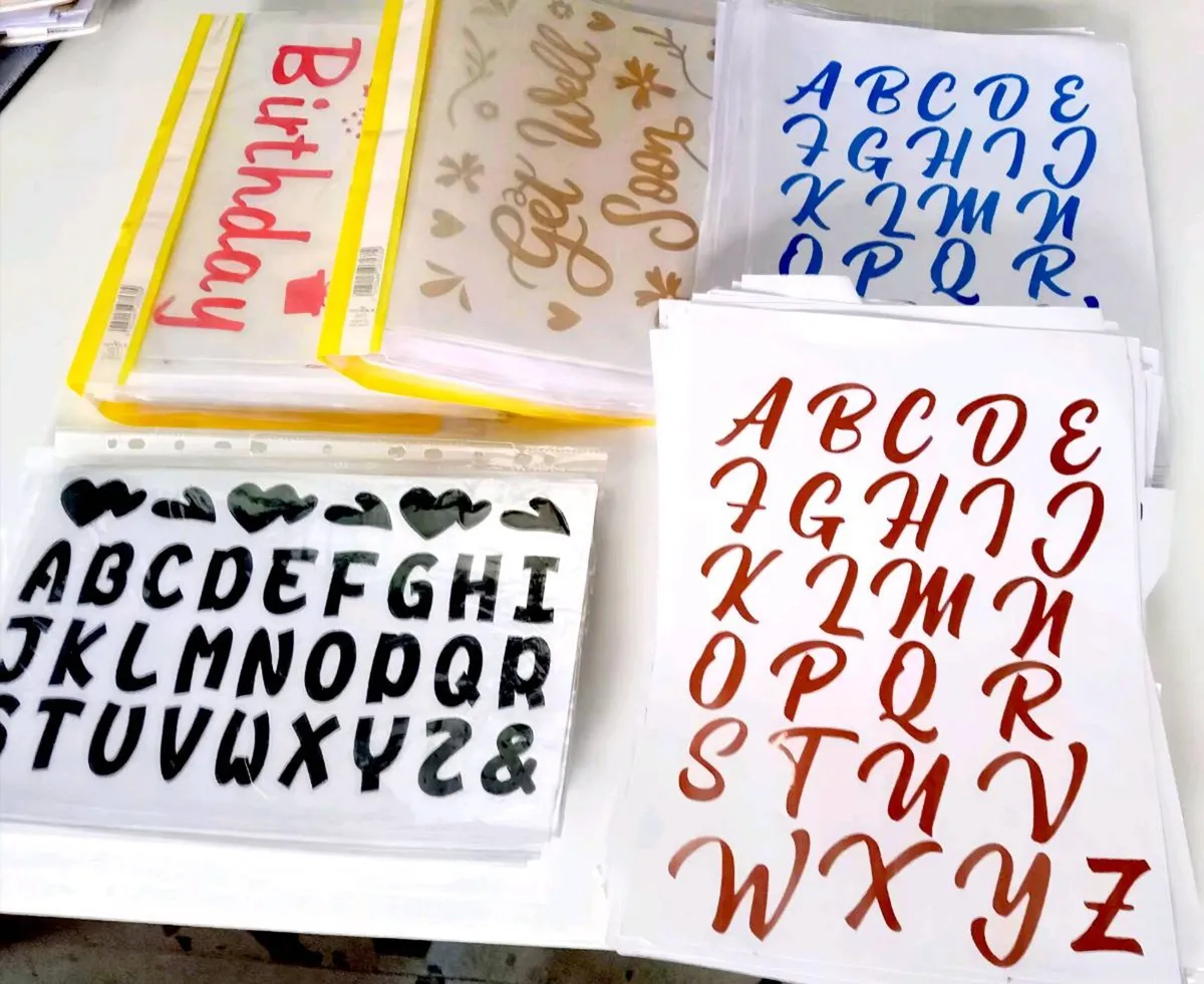 Job Lot of Vinyl Stickers - Image 1