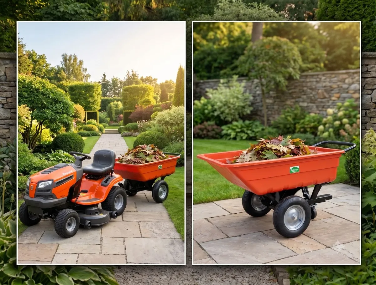350L TIP CART (Red or Black) - Image 2