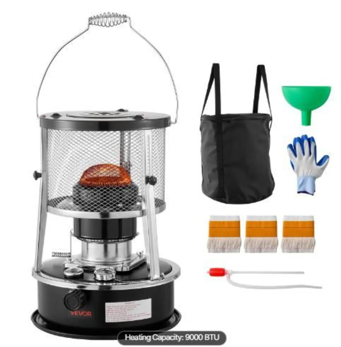 9000 BTU Portable Kerosene Heater & Stove - Image 4