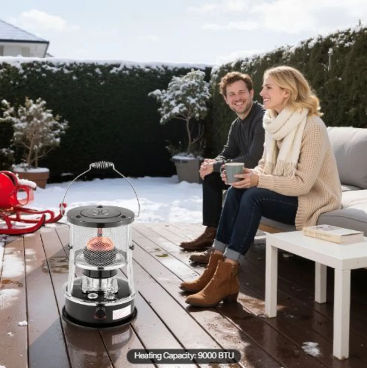 9000 BTU Portable Kerosene Heater & Stove - Image 2