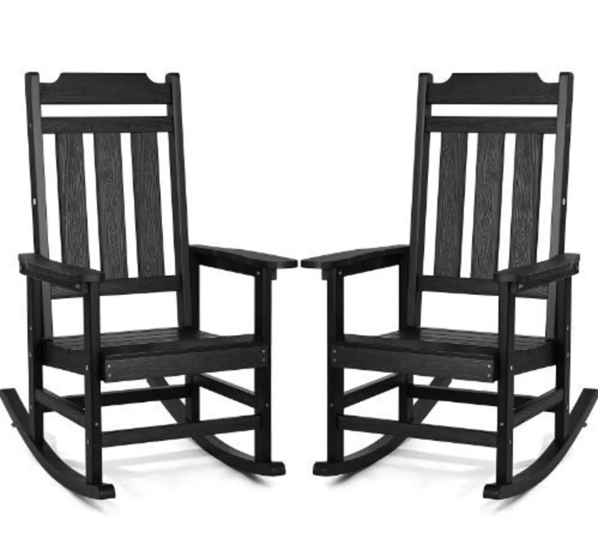 2 Pcs Porch Rocker, HIPS Outdoor - Image 1