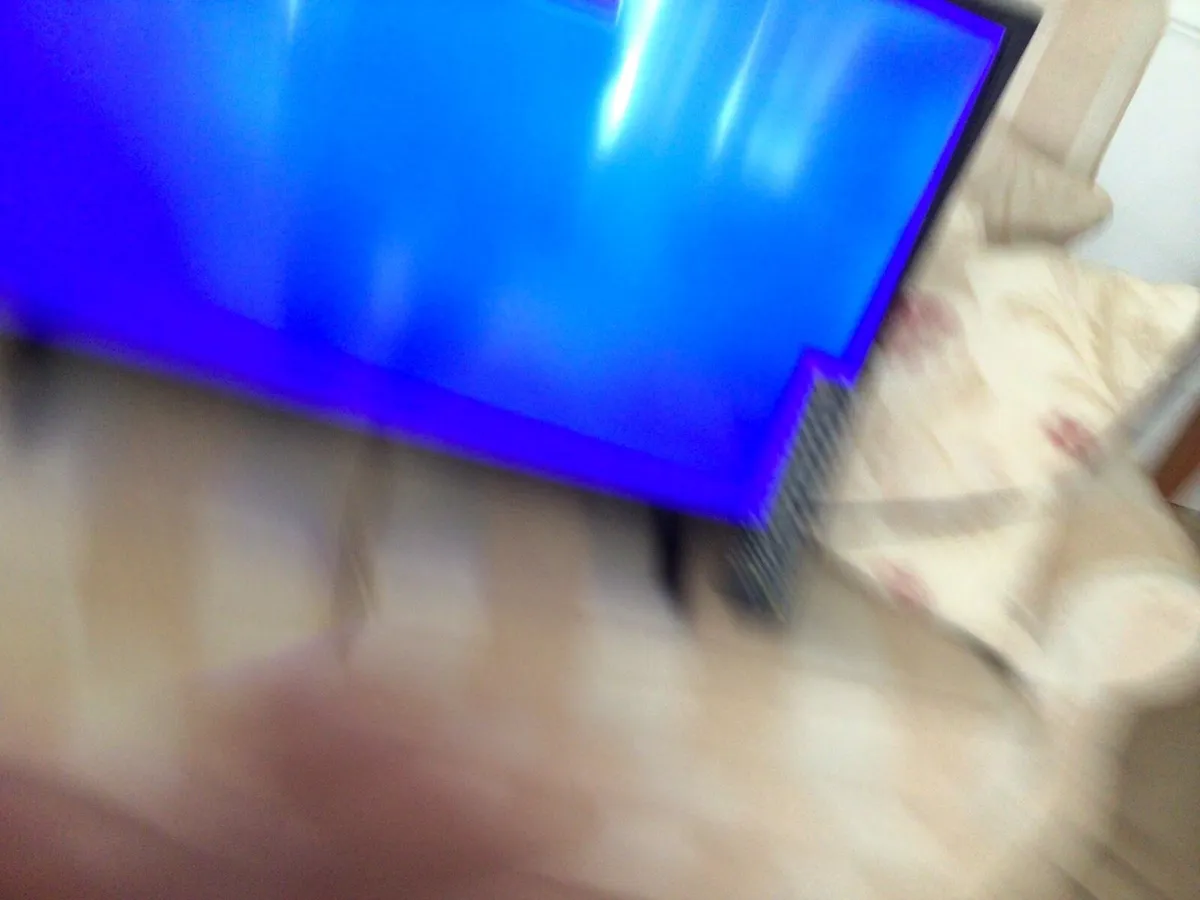 Sharp  32in television  like new with remote - Image 2