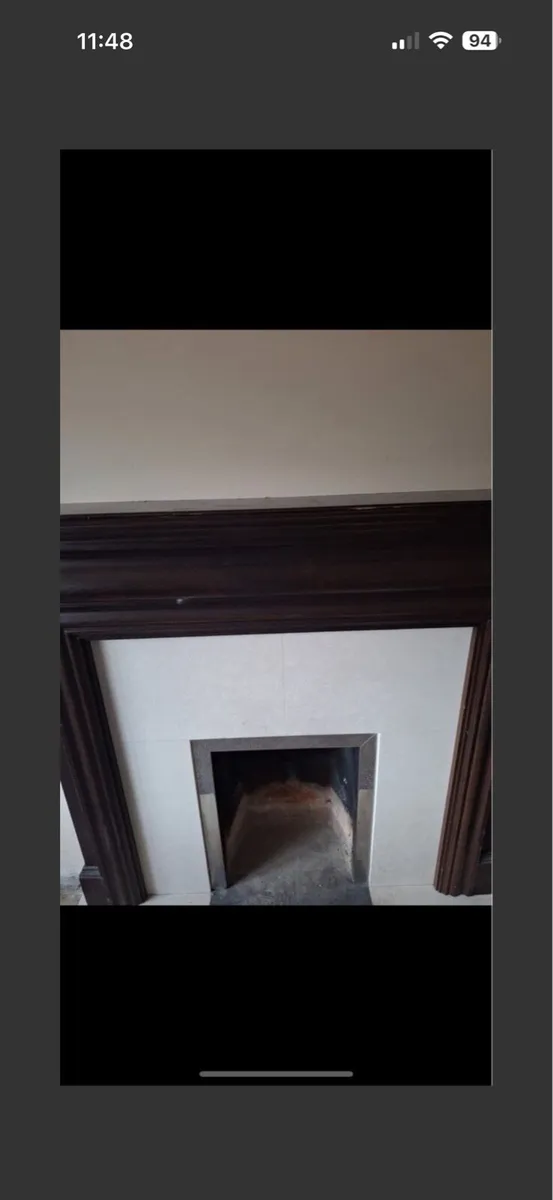 Wooden fireplace - Image 2