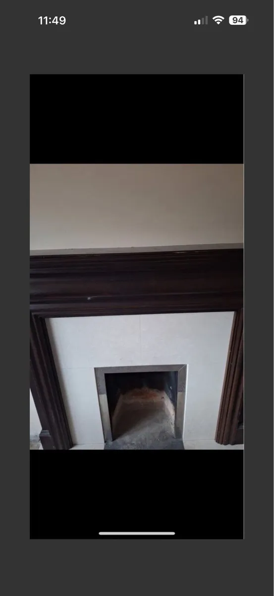 Wooden fireplace - Image 3