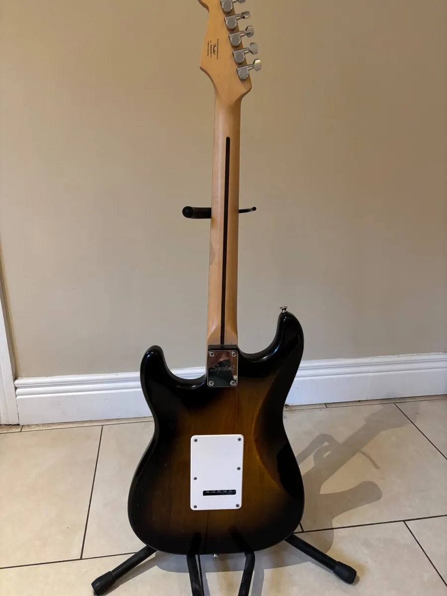 Squier Stretocaster Electric Guitar- Like New - Image 2