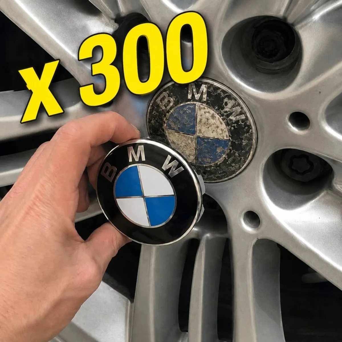 300 x BMW centre caps - FREE POST