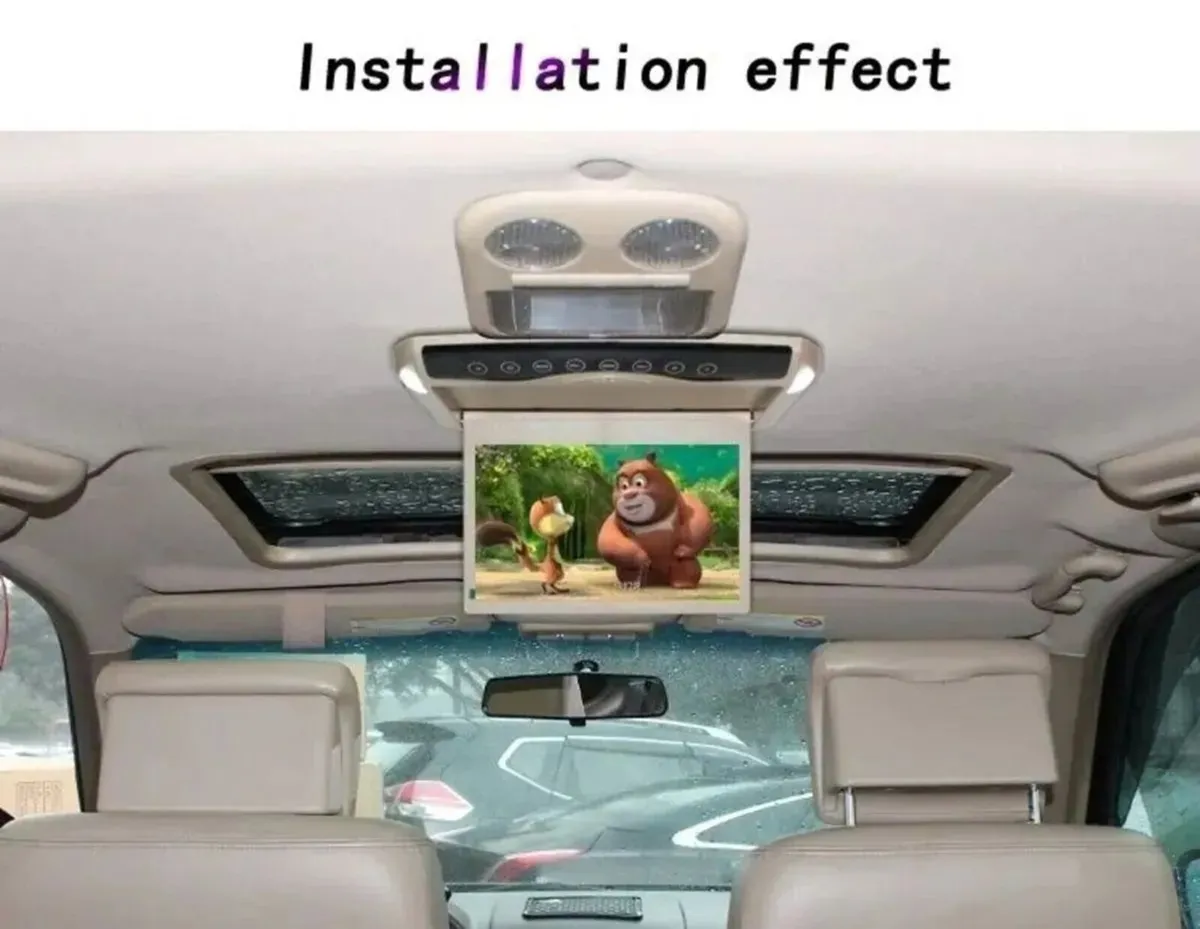 Car Roof Flip Down Monitor 10.1 Inch Screen - Image 3