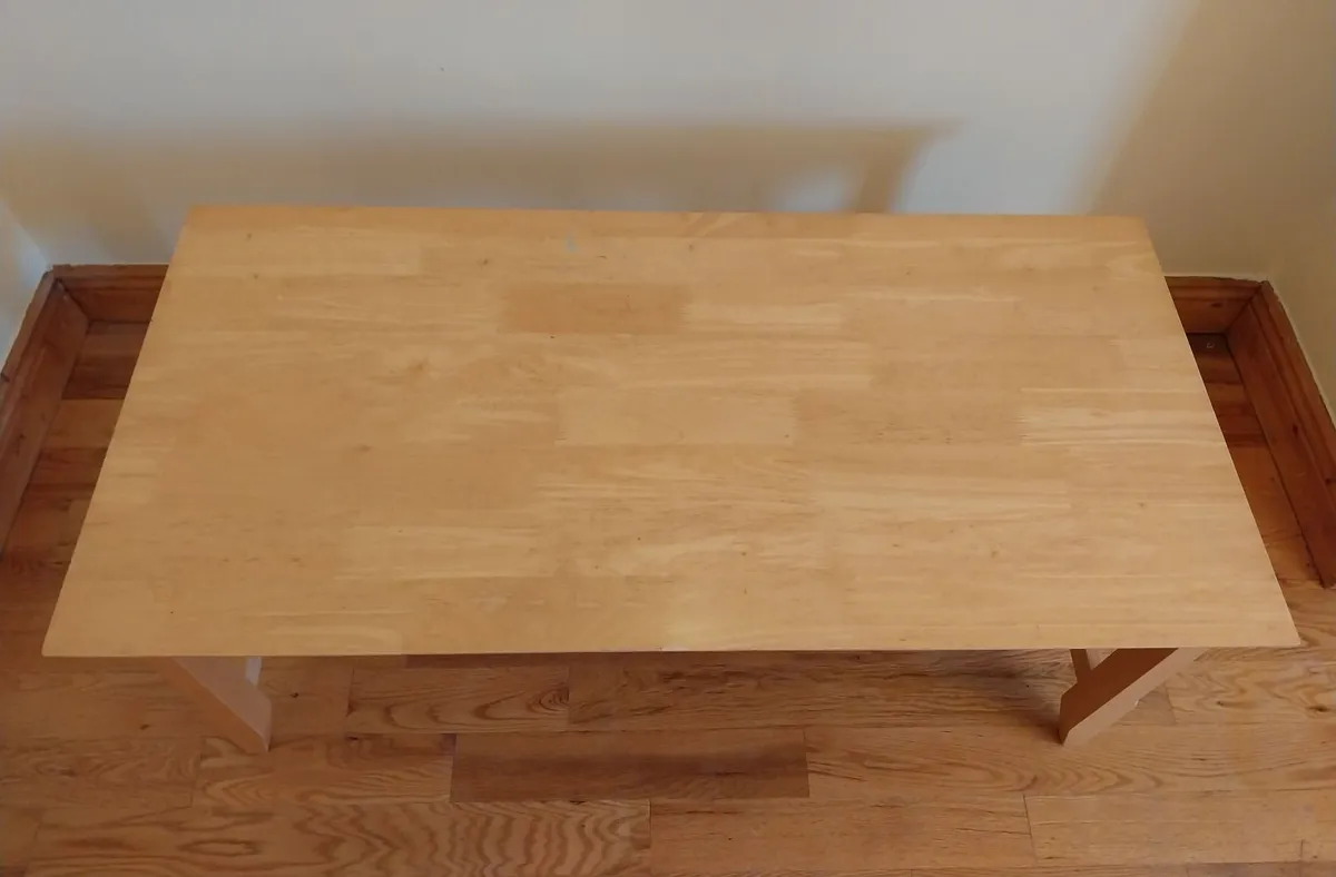 Solid Wood Coffee Table - Image 1